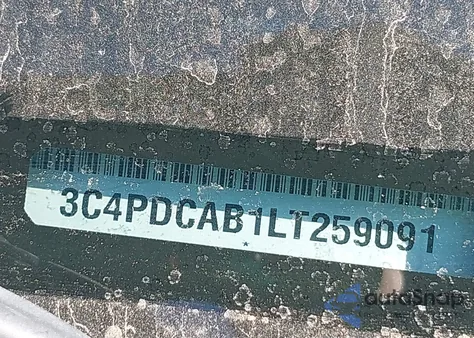 2020 Dodge Journey Se Value из США, поврежденный, VIN 3C4PDCAB1LT259091